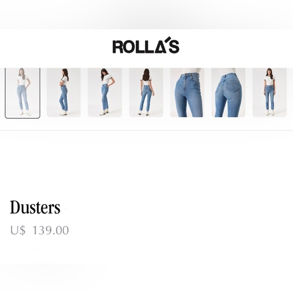ROLLA'S Duster High Rise Slim Jeans - Picture 6 of 14